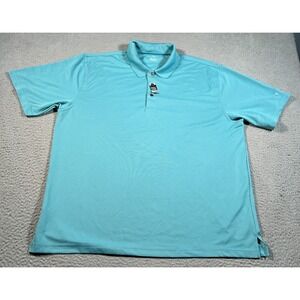 Grand Slam Polo Shirt Mens 2XL Blue Easy Care Sun Protection UPF 15‎ Golf Tennis